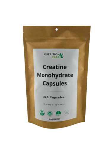 Nutrirional Peak Creatine Monohydrate Capsules 360 Counts